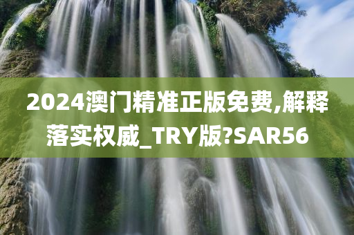 2024澳门精准正版免费,解释落实权威_TRY版?SAR56