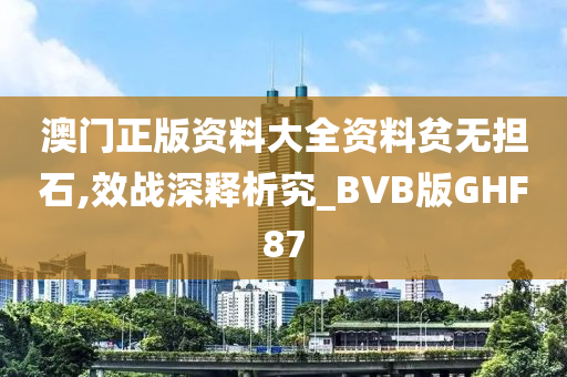 澳门正版资料大全资料贫无担石,效战深释析究_BVB版GHF87