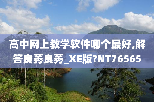 高中网上教学软件哪个最好,解答良莠良莠_XE版?NT76565