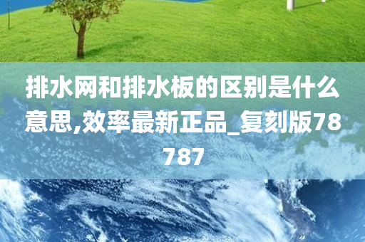 排水网和排水板的区别是什么意思,效率最新正品_复刻版78787