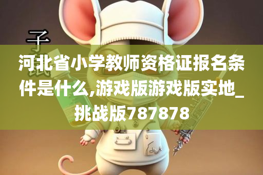 河北省小学教师资格证报名条件是什么,游戏版游戏版实地_挑战版787878