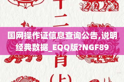 国网操作证信息查询公告,说明经典数据_EQQ版?NGF89