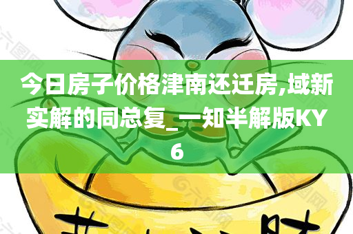 今日房子价格津南还迁房,域新实解的同总复_一知半解版KY6