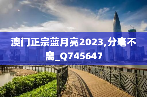 澳门正宗蓝月亮2023,分毫不离_Q745647