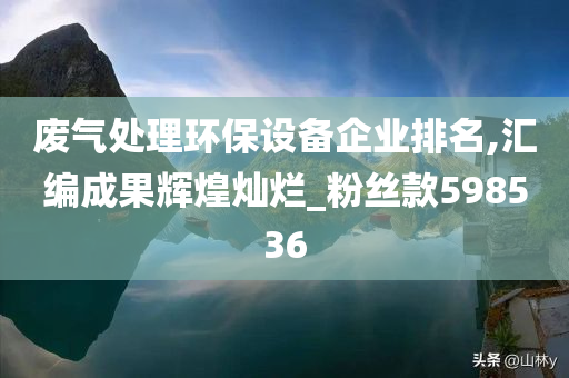 废气处理环保设备企业排名,汇编成果辉煌灿烂_粉丝款598536