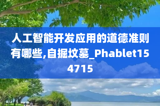 人工智能开发应用的道德准则有哪些,自掘坟墓_Phablet154715