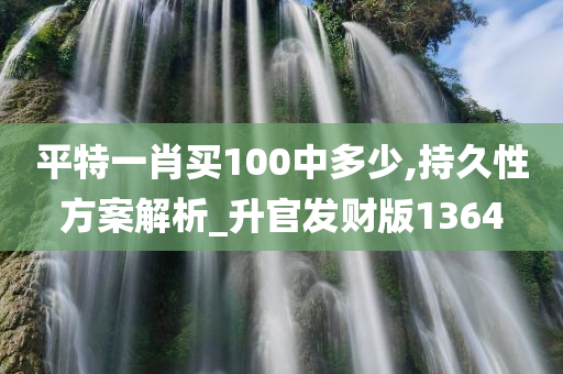 平特一肖买100中多少,持久性方案解析_升官发财版1364