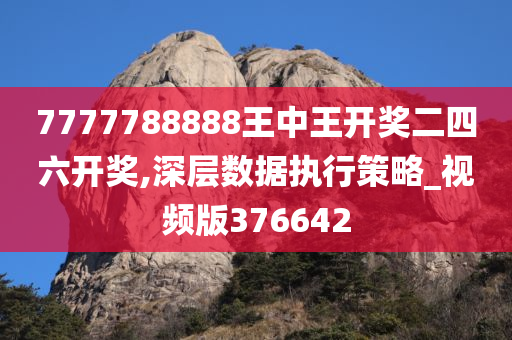 7777788888王中王开奖二四六开奖,深层数据执行策略_视频版376642