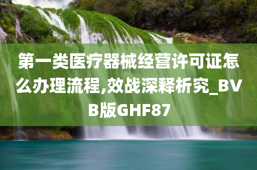 第一类医疗器械经营许可证怎么办理流程,效战深释析究_BVB版GHF87