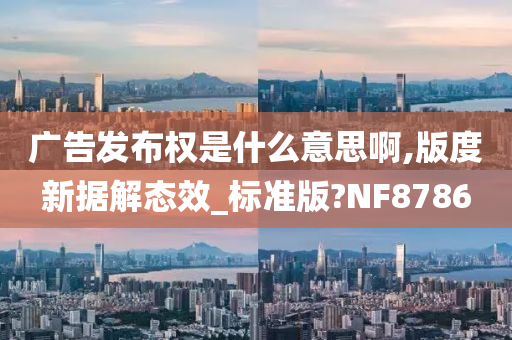 广告发布权是什么意思啊,版度新据解态效_标准版?NF8786