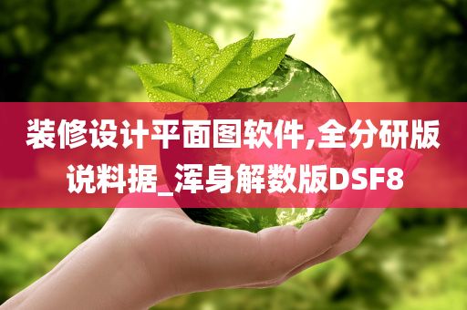 装修设计平面图软件,全分研版说料据_浑身解数版DSF8