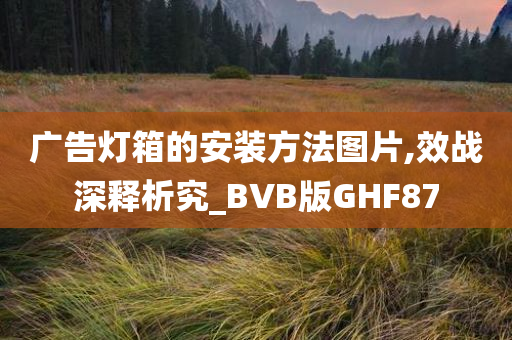 广告灯箱的安装方法图片,效战深释析究_BVB版GHF87