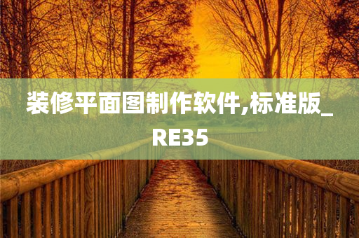 装修平面图制作软件,标准版_RE35