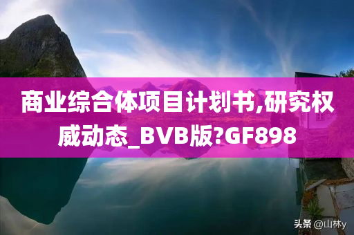 商业综合体项目计划书,研究权威动态_BVB版?GF898