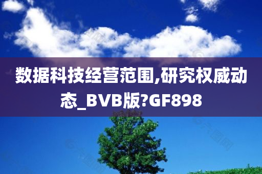 数据科技经营范围,研究权威动态_BVB版?GF898