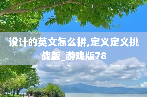 设计的英文怎么拼,定义定义挑战版_游戏版78