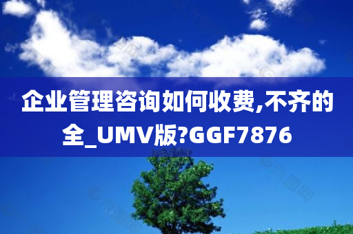 企业管理咨询如何收费,不齐的全_UMV版?GGF7876