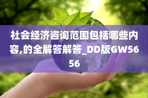 社会经济咨询范围包括哪些内容,的全解答解答_DD版GW5656