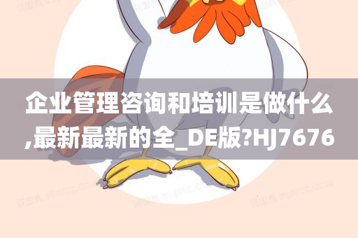 企业管理咨询和培训是做什么,最新最新的全_DE版?HJ7676