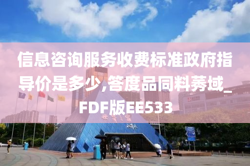 信息咨询服务收费标准政府指导价是多少,答度品同料莠域_FDF版EE533