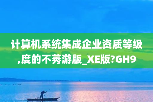 计算机系统集成企业资质等级,度的不莠游版_XE版?GH9